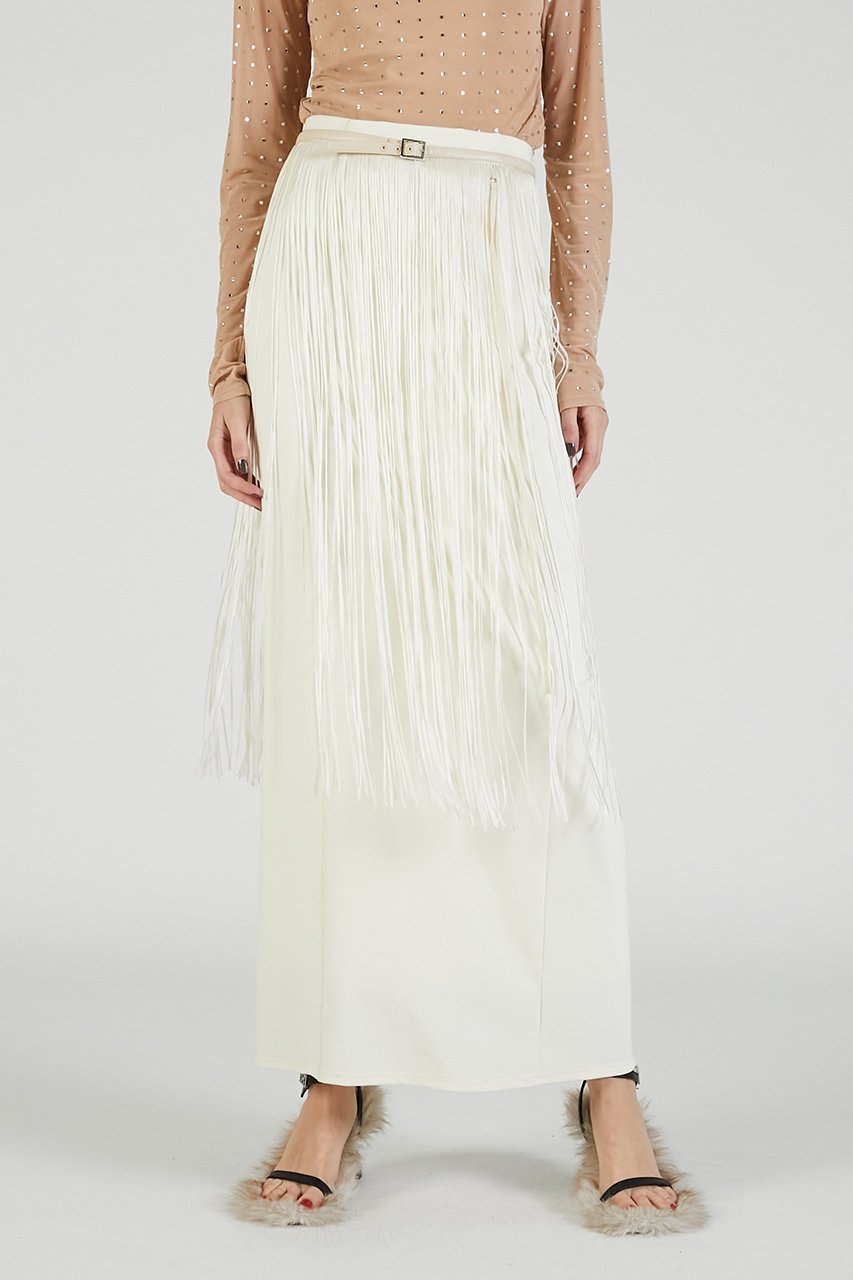 【プランク プロジェクト/PRANK PROJECT】のフリンジベルトスカート / Fringe Belt Skirt 人気、トレンドファッション・服の通販 founy(ファニー) 　ファッション　Fashion　レディースファッション　Fashion for Women　スカート　Skirts　ロングスカート　Long Skirts / Maxi & Midi Skirts　ベルト&ウエストマーク　Belts & Waist Accessories　カットソー　Cut and Sewn Top　ジャケット　Jacket, Outerwear　スウェット / スエット　Sweatshirt, Sweatwear　フィット　Fit, Slim Fit　フリンジ　Fringe, Tassel　ミックス　Mix, Mixed Style　ロング　Long, Long-Length　新作・新入荷　New Arrivals / New In　other-4|ID: prp329100004626497 ipo3291000000033245499