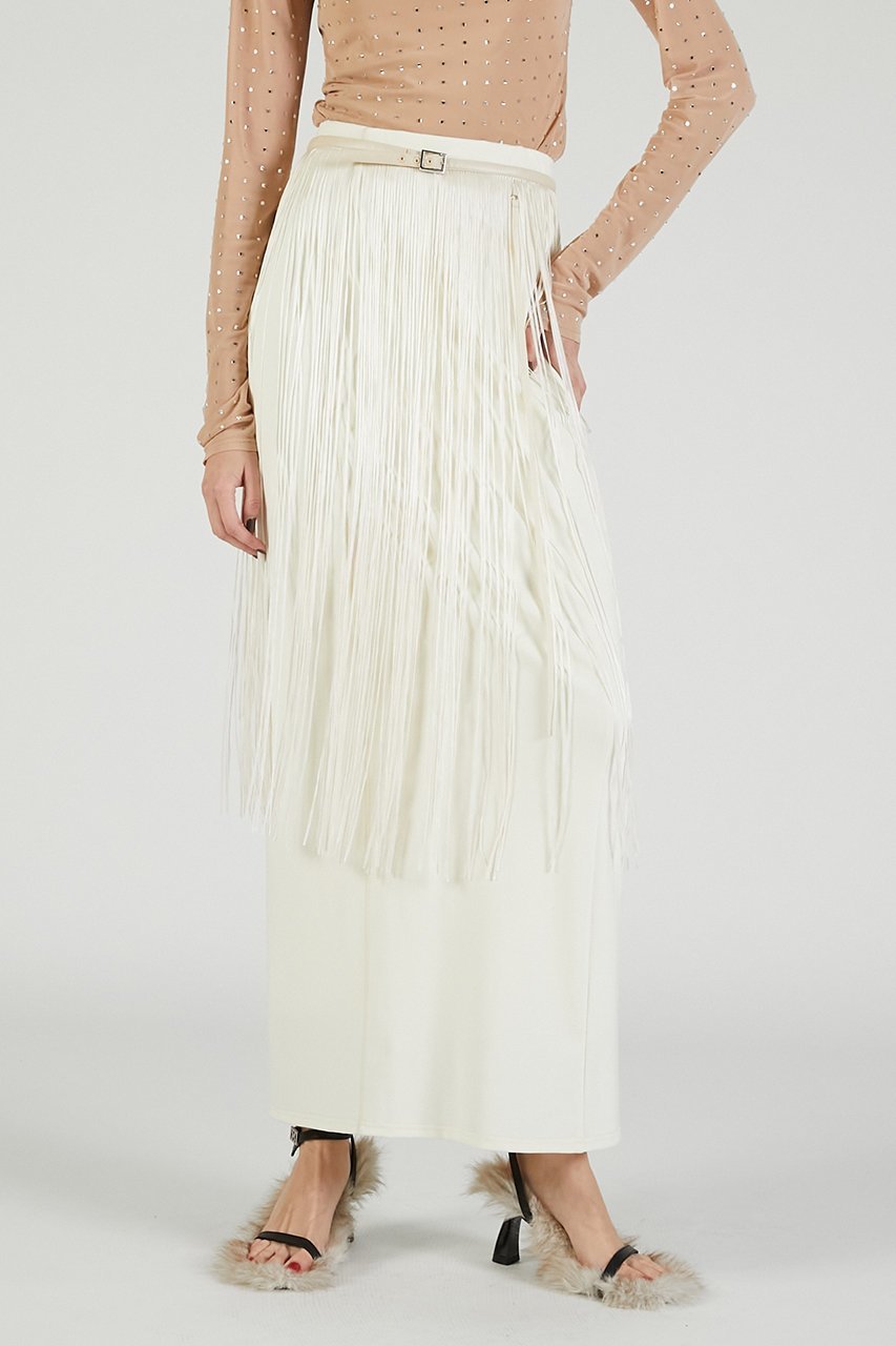 【プランク プロジェクト/PRANK PROJECT】のフリンジベルトスカート / Fringe Belt Skirt 人気、トレンドファッション・服の通販 founy(ファニー) 　ファッション　Fashion　レディースファッション　Fashion for Women　スカート　Skirts　ロングスカート　Long Skirts / Maxi & Midi Skirts　ベルト&ウエストマーク　Belts & Waist Accessories　カットソー　Cut and Sewn Top　ジャケット　Jacket, Outerwear　スウェット / スエット　Sweatshirt, Sweatwear　フィット　Fit, Slim Fit　フリンジ　Fringe, Tassel　ミックス　Mix, Mixed Style　ロング　Long, Long-Length　新作・新入荷　New Arrivals / New In　other-8|ID: prp329100004626497 ipo3291000000033245503