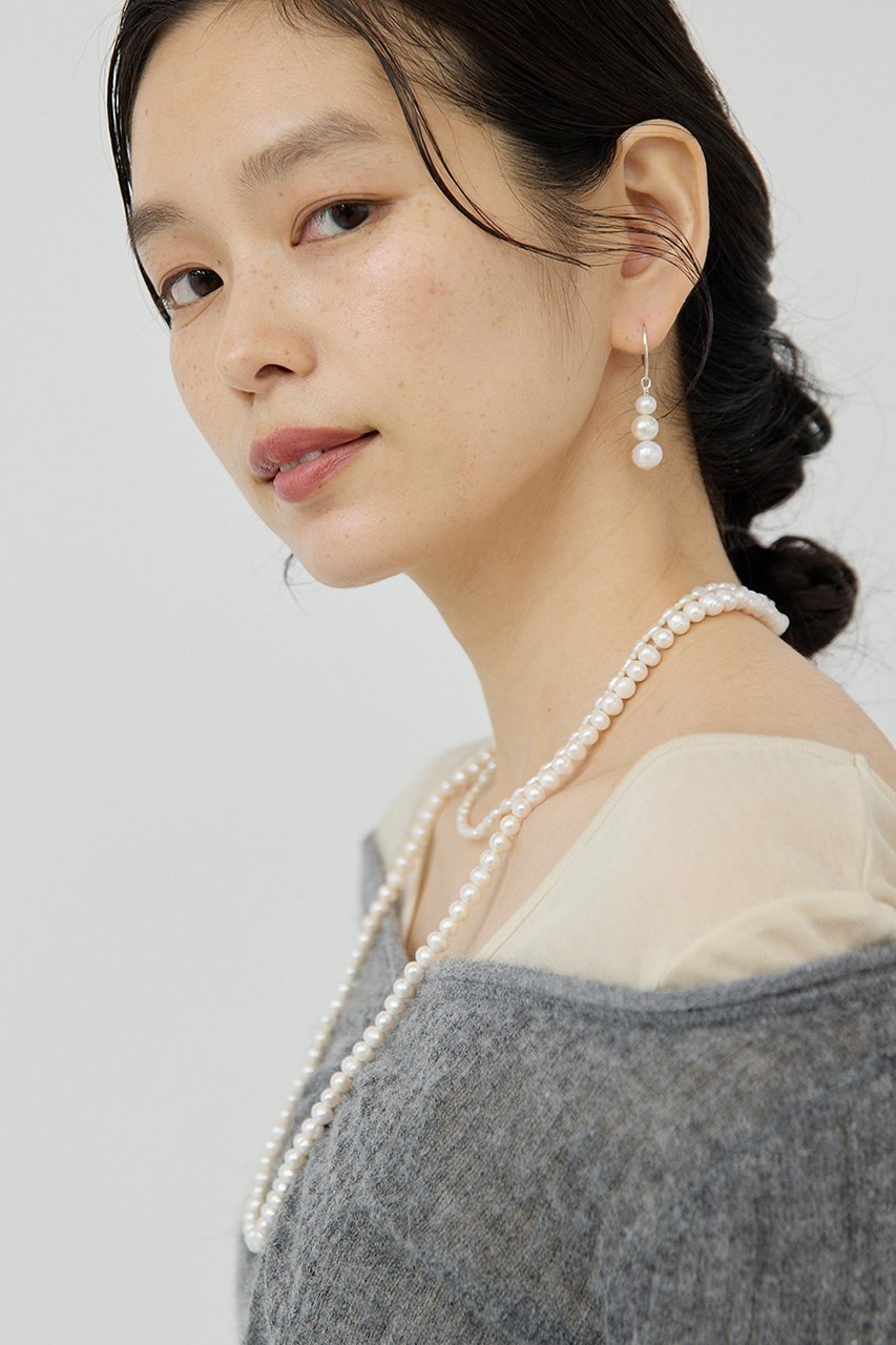 【ガリャルダガランテ/GALLARDAGALANTE】の【25th記念アイテム】【2.718】グレインパールピアス 人気、トレンドファッション・服の通販 founy(ファニー) 　ファッション　Fashion　レディースファッション　Fashion for Women　ジュエリー　Jewelry　ファッションリング　Fashion Rings　イヤリング・フープ・ドロップタイプ　Hoop, Drop & Clip Earrings　イヤリング　Earrings　パール　Pearl, Pearl Accent　フォーマル　Formal, Dressy　プレート　Plate, Dish　エレガント 上品　Elegant　再入荷　Restock / Back in Stock　other-4|ID: prp329100004627435 ipo3291000000035816034