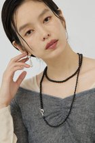 【ガリャルダガランテ/GALLARDAGALANTE】の【25th記念アイテム】【2.718】セットアレンジネックレス 人気、トレンドファッション・服の通販 founy(ファニー) ファッション Fashion レディースファッション Fashion for Women ジュエリー Jewelry ネックレス Necklaces & Pendants ショート Short, Short Length ストーン Stone, Gem-Like ネックレス Necklace, Pendant Necklace パール Pearl, Pearl Accent ロング Long, Long-Length thumbnail ブラック|ID: prp329100004627437 ipo3291000000033259870
