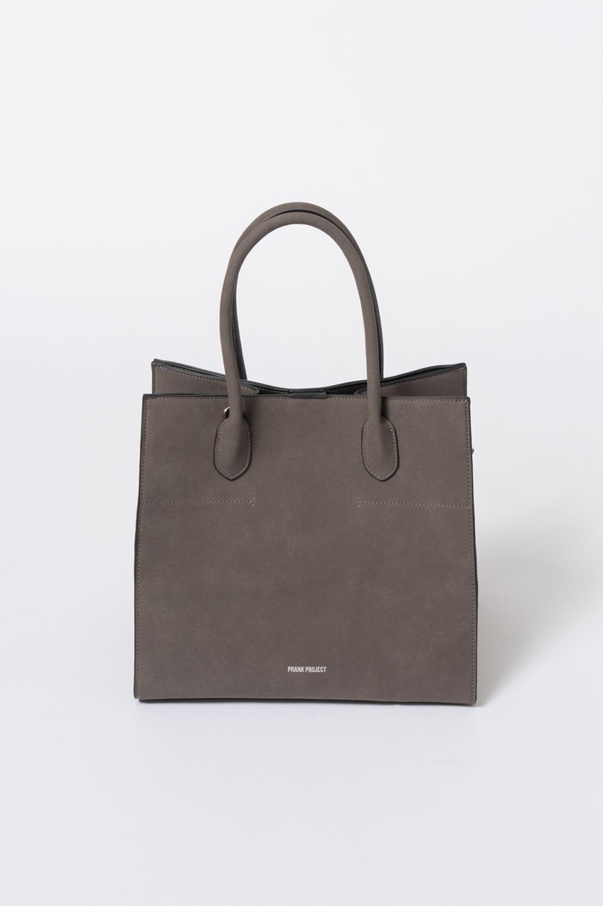 【プランク プロジェクト/PRANK PROJECT】のボックス2WAYトートバッグ / Box 2-Way Tote Bag インテリア・キッズ・メンズ・レディースファッション・服の通販 founy(ファニー) 　ファッション　Fashion　レディースファッション　Fashion for Women　バッグ　Bags　バランス　Balance, Style Balance　ボックス　Boxy, Box Shape　GRY(グレー)|ID: prp329100004627452 ipo3291000000033259965