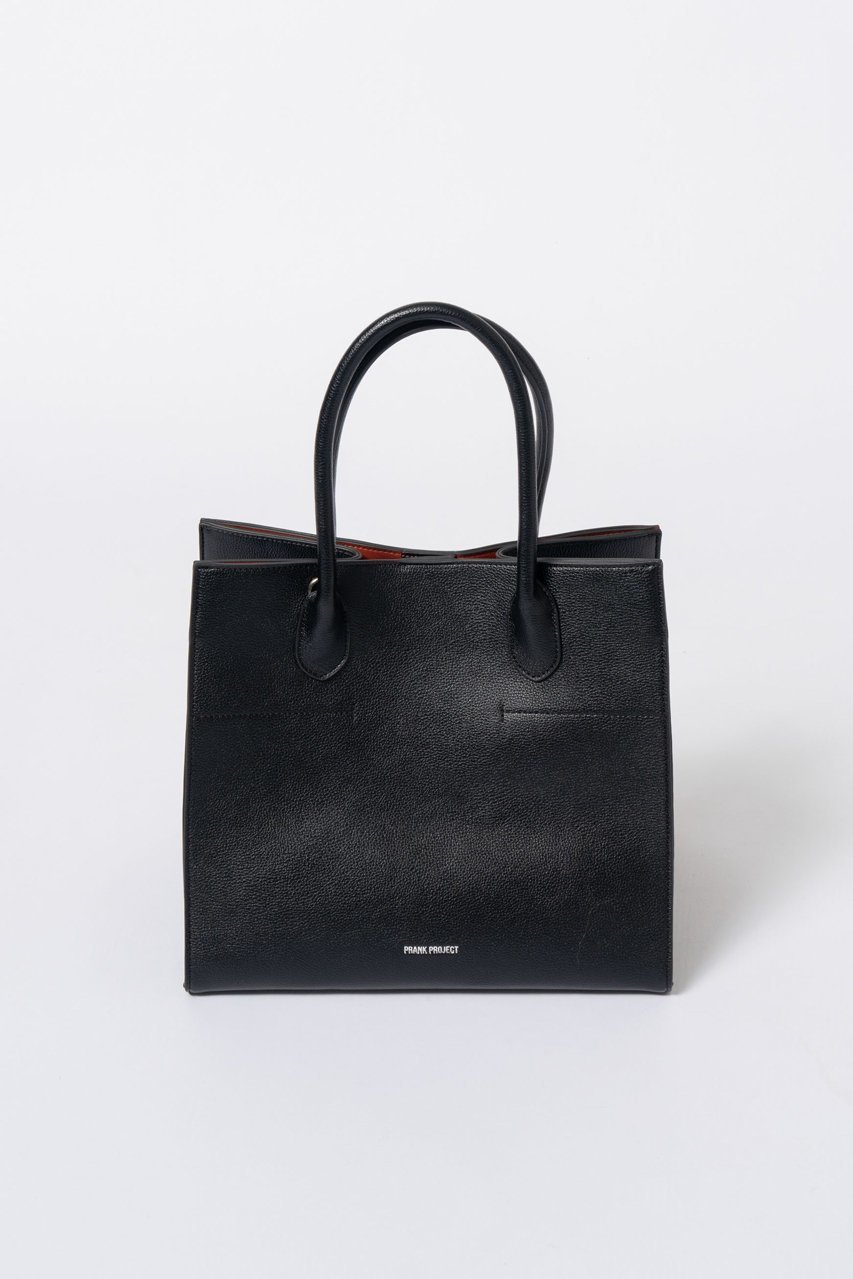 【プランク プロジェクト/PRANK PROJECT】のボックス2WAYトートバッグ / Box 2-Way Tote Bag インテリア・キッズ・メンズ・レディースファッション・服の通販 founy(ファニー) 　ファッション　Fashion　レディースファッション　Fashion for Women　バッグ　Bags　バランス　Balance, Style Balance　ボックス　Boxy, Box Shape　BLK(ブラック)|ID: prp329100004627452 ipo3291000000033259966
