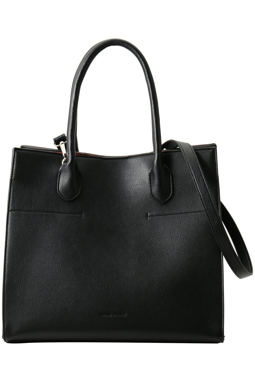 【プランク プロジェクト/PRANK PROJECT】のボックス2WAYトートバッグ / Box 2-Way Tote Bag インテリア・キッズ・メンズ・レディースファッション・服の通販 founy(ファニー) 　ファッション　Fashion　レディースファッション　Fashion for Women　バッグ　Bags　バランス　Balance, Style Balance　ボックス　Boxy, Box Shape　BLK(ブラック)|ID: prp329100004627452 ipo3291000000036753174