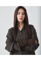 【ウィムガゼット/Whim Gazette】の【THROW】別注カラー フーディースカーフ ブラウン|ID: prp329100004627454 ipo3291000000035356444