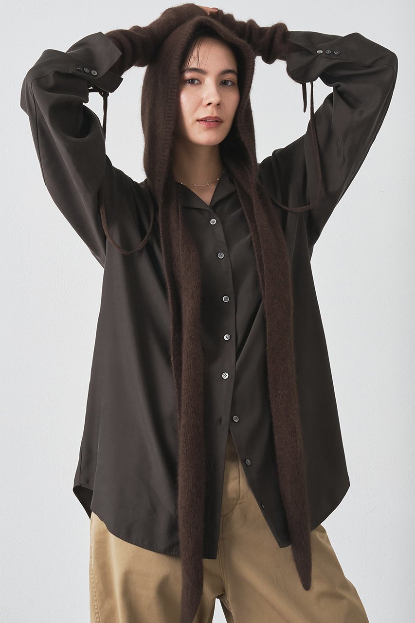 【ウィムガゼット/Whim Gazette】の【THROW】別注カラー フーディースカーフ 人気、トレンドファッション・服の通販 founy(ファニー) 　ファッション　Fashion　レディースファッション　Fashion for Women　ストール　Soft & Warm Scarves　マフラー・スヌード / 冬小物の定番　Scarves & Mufflers　シンプル　Simple, Minimal　スカーフ　Scarf, Neckwear　ストール　Stole, Wrap　トレンド　Trend, Trending Now　ブランケット　Blanket, Throw Blanket　別注　Limited Edition, Custom Order　マフラー　Scarf, Muffler　モダン　Modern, Contemporary　other-2|ID: prp329100004627454 ipo3291000000035642607