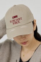 【ガリャルダガランテ/GALLARDAGALANTE】のダメージロゴキャップ ベージュ|ID: prp329100004627457 ipo3291000000036125930