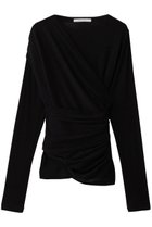 【プレインピープル/PLAIN PEOPLE】のシア―ハイツイストフライスショール型レイヤードTシャツ ブラック|ID:prp329100004627480