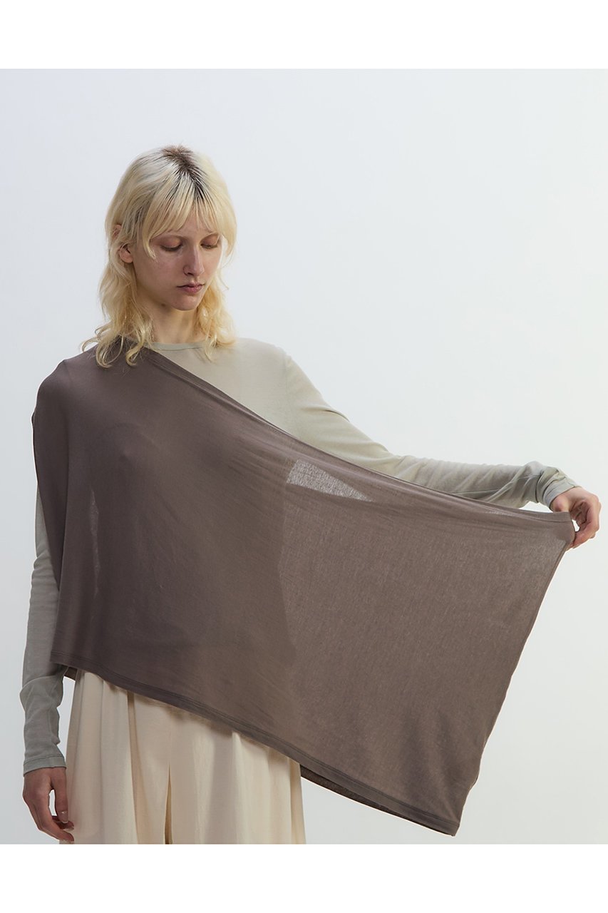 【プレインピープル/PLAIN PEOPLE】のシア―ハイツイストフライスショール型レイヤードTシャツ 人気、トレンドファッション・服の通販 founy(ファニー) 　ファッション　Fashion　レディースファッション　Fashion for Women　トップス・カットソー　Cut & Sew Tops　シャツ・ブラウス・オフィスカジュアル　Elegant Blouses & Button-Ups　ロングTシャツ・Tシャツ　Longline T-Shirts & Tees　カットソー・ベーシックTシャツ　Cut-and-Sewn Tops / Stretch Tees & Basics　ショール　Shawl, Wrap　スリーブ　Sleeve, Long Sleeve / Short Sleeve　ドレープ　Drape, Draping Fabric　ベスト　Vest, Waistcoat　ベーシック　Basic, Essential　ロング　Long, Long-Length　長袖　Long Sleeve, Full Sleeve　other-3|ID: prp329100004627480 ipo3291000000035644822