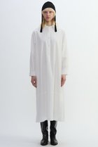 【プレインピープル/PLAIN PEOPLE】の綿麻高密度ツイルバンドカラーシャツワンピース オフホワイト|ID: prp329100004627482 ipo3291000000035698503