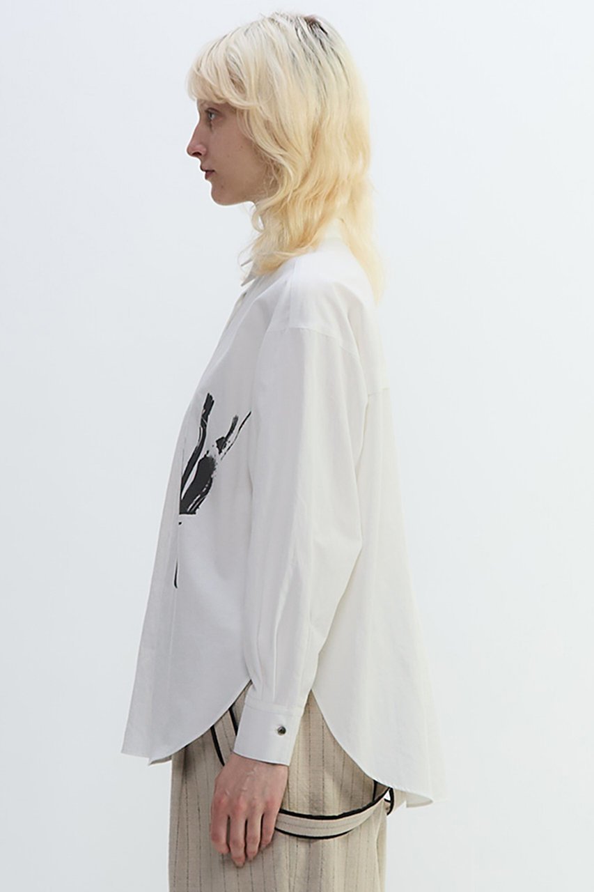 【プレインピープル/PLAIN PEOPLE】の綿麻高密度ツイルアトリエモチーフプリントシャツ 人気、トレンドファッション・服の通販 founy(ファニー) 　ファッション　Fashion　レディースファッション　Fashion for Women　トップス・カットソー　Cut & Sew Tops　シャツ・ブラウス・オフィスカジュアル　Elegant Blouses & Button-Ups　2025年　2025　2025-2026秋冬・A/W　Autumn/Winter 2025–26 AW25–26　スタンダード　Standard, Basic　スリーブ　Sleeve, Long Sleeve / Short Sleeve　フォルム　Silhouette, Form　ベーシック　Basic, Essential　モチーフ　Motif, Design Theme　ヨーク　Yoke, Yoke Design　リネン　Linen, Linen Fabric　ロング　Long, Long-Length　A/W・秋冬　Autumn/Winter　other-2|ID: prp329100004627484 ipo3291000000033260196