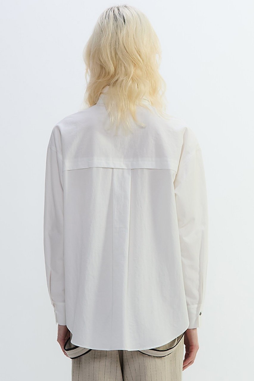 【プレインピープル/PLAIN PEOPLE】の綿麻高密度ツイルアトリエモチーフプリントシャツ 人気、トレンドファッション・服の通販 founy(ファニー) 　ファッション　Fashion　レディースファッション　Fashion for Women　トップス・カットソー　Cut & Sew Tops　シャツ・ブラウス・オフィスカジュアル　Elegant Blouses & Button-Ups　スタンダード　Standard, Basic　スリーブ　Sleeve, Long Sleeve / Short Sleeve　フォルム　Silhouette, Form　ベーシック　Basic, Essential　モチーフ　Motif, Design Theme　ヨーク　Yoke, Yoke Design　リネン　Linen, Linen Fabric　ロング　Long, Long-Length　other-3|ID: prp329100004627484 ipo3291000000035582735