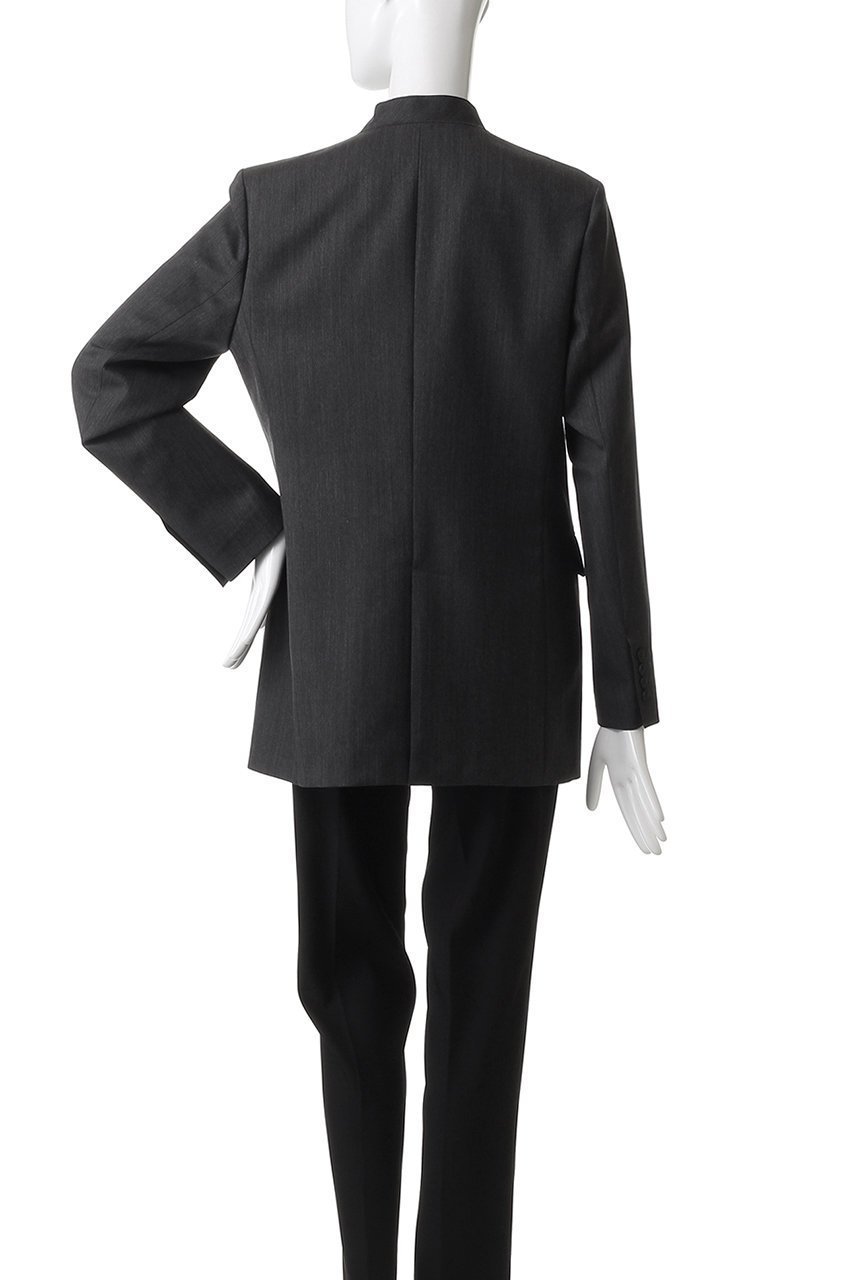 【エブール/ebure】のライトシャンブレーウール ノーカラージャケット 人気、トレンドファッション・服の通販 founy(ファニー) 　ファッション　Fashion　レディースファッション　Fashion for Women　アウター　Coat / Outerwear Collection　レディースジャケット・軽アウター　Jackets　ノーカラージャケット / シンプル上品コーデ　Collarless Jackets　クラシカル　Classical, Vintage-Inspired　シャンブレー　Chambray, Denim-Like Fabric　ジャケット　Jacket, Outerwear　マニッシュ　Mannish, Boyish　other-4|ID: prp329100004627486 ipo3291000000035698518