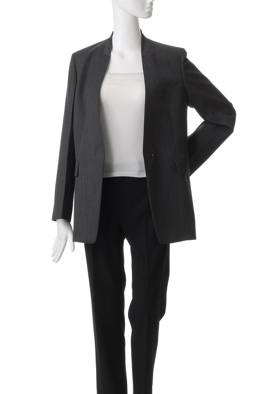 【エブール/ebure】のライトシャンブレーウール ノーカラージャケット 人気、トレンドファッション・服の通販 founy(ファニー) 　ファッション　Fashion　レディースファッション　Fashion for Women　アウター　Coat / Outerwear Collection　レディースジャケット・軽アウター　Jackets　ノーカラージャケット / シンプル上品コーデ　Collarless Jackets　クラシカル　Classical, Vintage-Inspired　シャンブレー　Chambray, Denim-Like Fabric　ジャケット　Jacket, Outerwear　マニッシュ　Mannish, Boyish　other-7|ID: prp329100004627486 ipo3291000000035698522