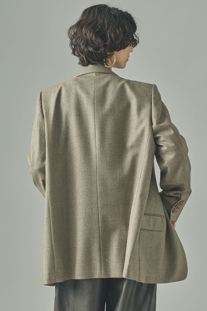 【カレンソロジー/Curensology】のガンクラブチェックジャケット 人気、トレンドファッション・服の通販 founy(ファニー) 　ファッション　Fashion　レディースファッション　Fashion for Women　アウター　Coat / Outerwear Collection　レディースジャケット・軽アウター　Jackets　2025年　2025　2025-2026秋冬・A/W　Autumn/Winter 2025–26 AW25–26　ジャケット　Jacket, Outerwear　チェック　Check, Plaid, Tartan　デニム　Denim, Jeans Material　エレガント 上品　Elegant　A/W・秋冬　Autumn/Winter　other-5|ID: prp329100004627487 ipo3291000000033260235