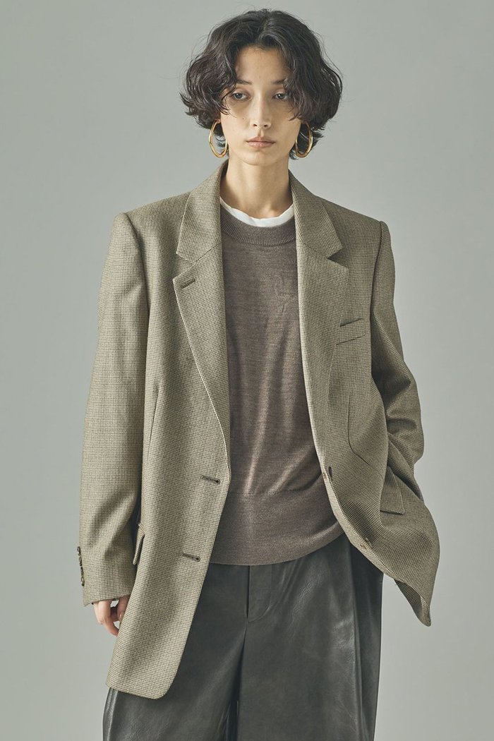 【カレンソロジー/Curensology】のガンクラブチェックジャケット インテリア・キッズ・メンズ・レディースファッション・服の通販 founy(ファニー) https://founy.com/ ファッション Fashion レディースファッション Fashion for Women アウター Coat / Outerwear Collection レディースジャケット・軽アウター Jackets ジャケット Jacket, Outerwear チェック Check, Plaid, Tartan デニム Denim, Jeans Material エレガント 上品 Elegant |ID: prp329100004627487 ipo3291000000036203007