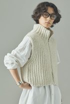 【カレンソロジー/Curensology】のブークレジップニットベスト エクリュ|ID: prp329100004627488 ipo3291000000035946831