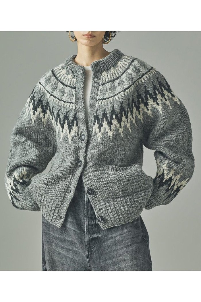 【カレンソロジー/Curensology】のノルディックカーディガン インテリア・キッズ・メンズ・レディースファッション・服の通販 founy(ファニー) https://founy.com/ ファッション Fashion レディースファッション Fashion for Women トップス・カットソー Cut & Sew Tops ニット Knit Tops & Sweaters カーディガン・羽織り Layered Style Cardigans 2025年 2025 2025-2026秋冬・A/W Autumn/Winter 2025–26 AW25–26 カーディガン Cardigan, Knitwear スラックス Slacks, Dress Pants フレア Flare, Flared ベーシック Basic, Essential ワイド Wide, Wide Fit エレガント 上品 Elegant 手編み Hand-Knitted, Handmade Knit A/W・秋冬 Autumn/Winter |ID: prp329100004627493 ipo3291000000033260291