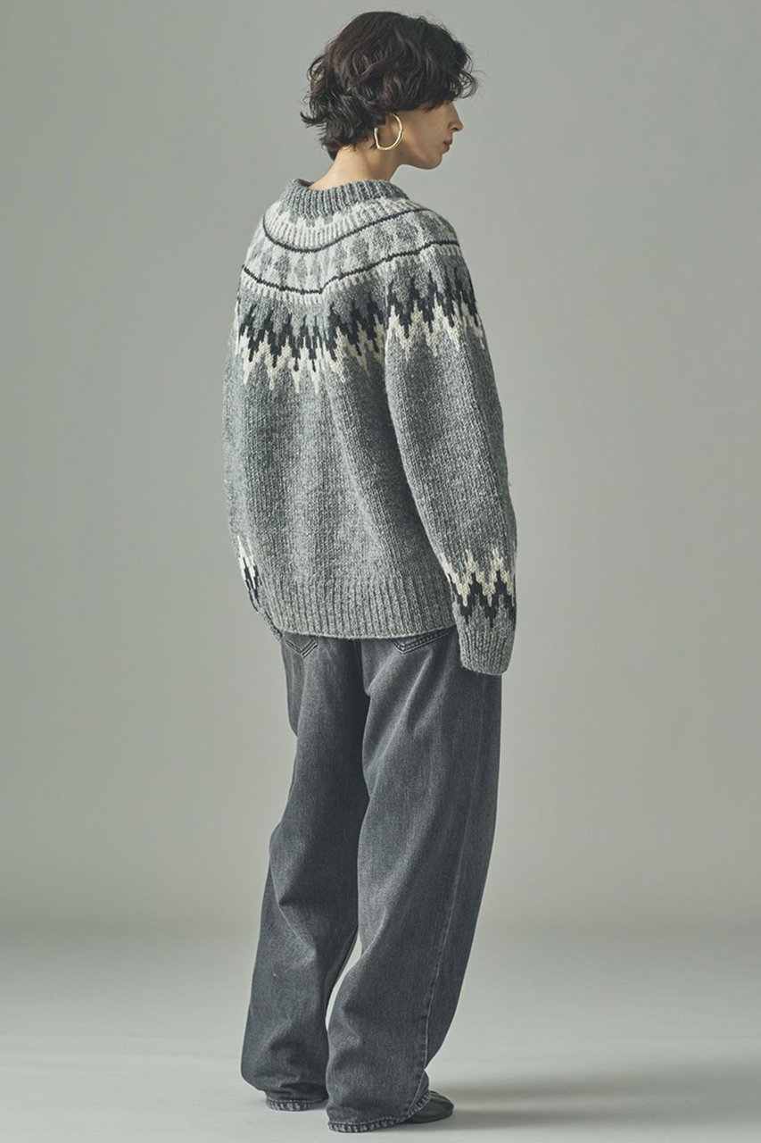 【カレンソロジー/Curensology】のノルディックカーディガン 人気、トレンドファッション・服の通販 founy(ファニー) 　ファッション　Fashion　レディースファッション　Fashion for Women　トップス・カットソー　Cut & Sew Tops　ニット　Knit Tops & Sweaters　カーディガン・羽織り　Layered Style Cardigans　2025年　2025　2025-2026秋冬・A/W　Autumn/Winter 2025–26 AW25–26　カーディガン　Cardigan, Knitwear　スラックス　Slacks, Dress Pants　フレア　Flare, Flared　ベーシック　Basic, Essential　ワイド　Wide, Wide Fit　エレガント 上品　Elegant　手編み　Hand-Knitted, Handmade Knit　A/W・秋冬　Autumn/Winter　other-6|ID: prp329100004627493 ipo3291000000033260296