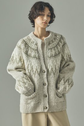 【カレンソロジー/Curensology】 ノルディックカーディガン人気、トレンドファッション・服の通販 founy(ファニー) ファッション Fashion レディースファッション Fashion for Women トップス・カットソー Cut & Sew Tops ニット Knit Tops & Sweaters カーディガン・羽織り Layered Style Cardigans カーディガン Cardigan, Knitwear スラックス Slacks, Dress Pants フレア Flare, Flared ベーシック Basic, Essential ワイド Wide, Wide Fit エレガント 上品 Elegant 手編み Hand-Knitted, Handmade Knit |ID:prp329100004627493