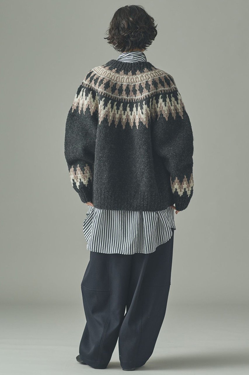 【カレンソロジー/Curensology】のノルディックカーディガン 人気、トレンドファッション・服の通販 founy(ファニー) ファッション Fashion レディースファッション Fashion for Women トップス・カットソー Cut & Sew Tops ニット Knit Tops & Sweaters カーディガン・羽織り Layered Style Cardigans カーディガン Cardigan, Knitwear スラックス Slacks, Dress Pants フレア Flare, Flared ベーシック Basic, Essential ワイド Wide, Wide Fit エレガント 上品 Elegant 手編み Hand-Knitted, Handmade Knit other-7|ID: prp329100004627493 ipo3291000000035515568