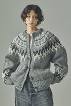 【カレンソロジー/Curensology】のノルディックカーディガン グレー|ID: prp329100004627493 ipo3291000000035784467