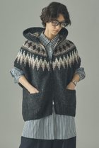 【カレンソロジー/Curensology】のノルディックフードベスト 人気、トレンドファッション・服の通販 founy(ファニー) ファッション Fashion レディースファッション Fashion for Women アウター Coat / Outerwear Collection トップス・カットソー Cut & Sew Tops ニット Knit Tops & Sweaters レディースパーカー・カジュアルフーディー Casual Hoodies & Sweatshirts ベスト&ジレ / 重ね着スタイル Vests & Gilets 2025年 2025 2025-2026秋冬・A/W Autumn/Winter 2025–26 AW25–26 カーディガン Cardigan, Knitwear パーカー Hoodie, Parka ベスト Vest, Waistcoat ベーシック Basic, Essential エレガント 上品 Elegant 定番 Standard, Basic Item 手編み Hand-Knitted, Handmade Knit A/W・秋冬 Autumn/Winter thumbnail ブラック|ID: prp329100004627494 ipo3291000000033260300