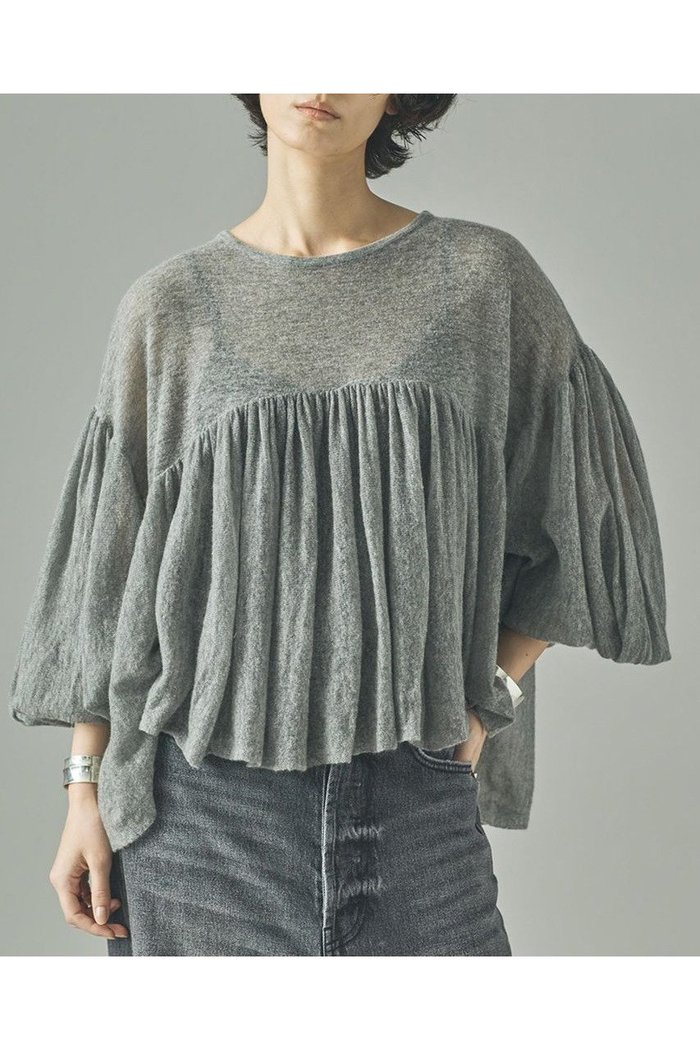 【カレンソロジー/Curensology】のフラッフィーギャザーニットプルオーバー インテリア・キッズ・メンズ・レディースファッション・服の通販 founy(ファニー) https://founy.com/ ファッション Fashion レディースファッション Fashion for Women トップス・カットソー Cut & Sew Tops ニット Knit Tops & Sweaters カジュアルプルオーバー・ニットトップス Pullovers & Knit Tops / Casual Pullovers 2025年 2025 2025-2026秋冬・A/W Autumn/Winter 2025–26 AW25–26 おすすめ Recommended / Our Picks エアリー Airy Texture A/W・秋冬 Autumn/Winter |ID: prp329100004627495 ipo3291000000033260310