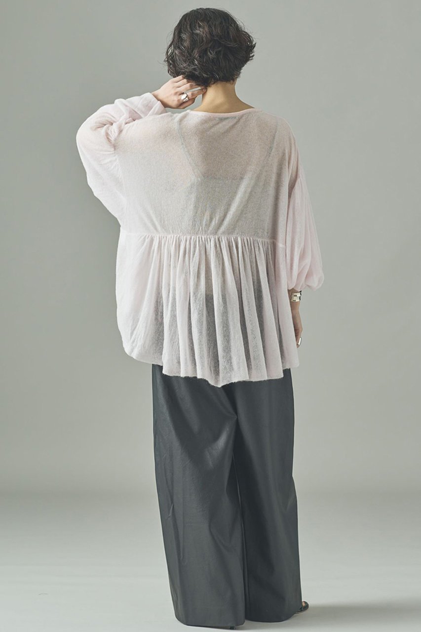 【カレンソロジー/Curensology】のフラッフィーギャザーニットプルオーバー 人気、トレンドファッション・服の通販 founy(ファニー) 　ファッション　Fashion　レディースファッション　Fashion for Women　トップス・カットソー　Cut & Sew Tops　ニット　Knit Tops & Sweaters　カジュアルプルオーバー・ニットトップス　Pullovers & Knit Tops / Casual Pullovers　2025年　2025　2025-2026秋冬・A/W　Autumn/Winter 2025–26 AW25–26　おすすめ　Recommended / Our Picks　エアリー　Airy Texture　A/W・秋冬　Autumn/Winter　other-5|ID: prp329100004627495 ipo3291000000033260315