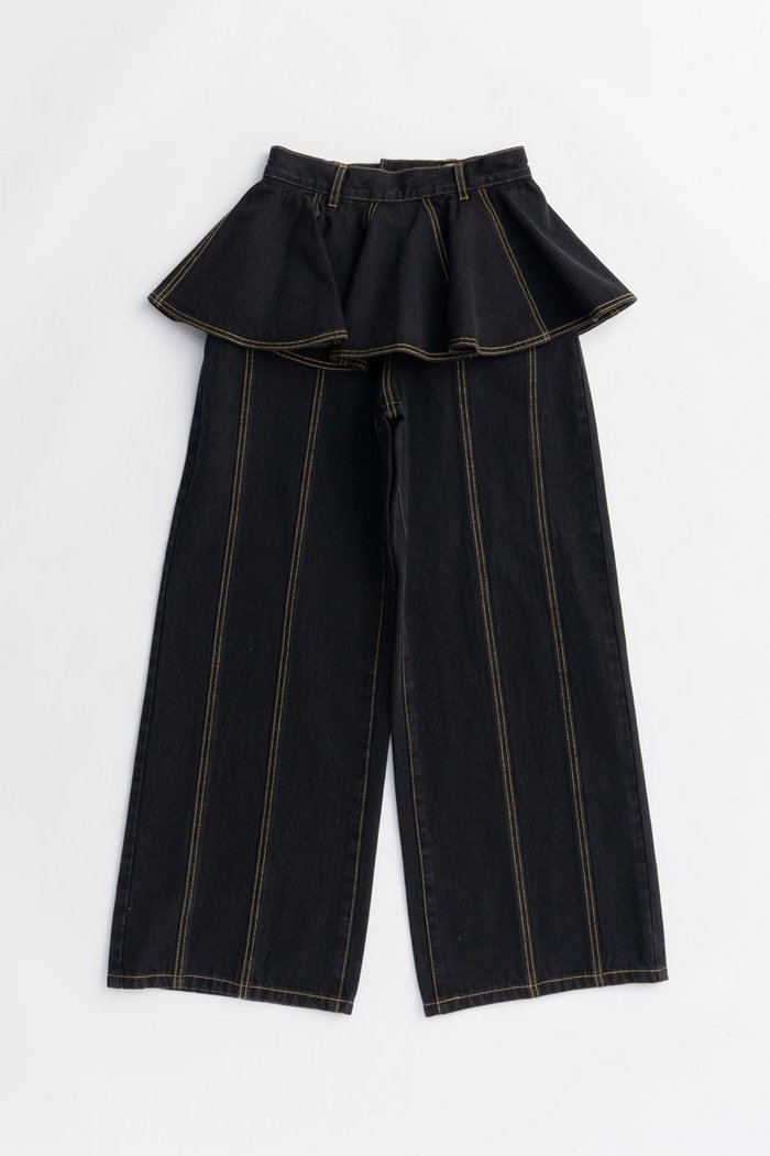 【プランク プロジェクト/PRANK PROJECT】のペプラムデニムパンツ / Peplum Denim Pants インテリア・キッズ・メンズ・レディースファッション・服の通販 founy(ファニー) https://founy.com/ ファッション Fashion レディースファッション Fashion for Women パンツ Pants & Trousers デニムパンツ・ジーンズ・美脚デニム Denim Jeans & Pants シンプル Simple, Minimal デニム Denim, Jeans Material ペプラム Peplum, Flared Hem ポケット Pocket, Pocket Detail |ID: prp329100004627497 ipo3291000000033260327