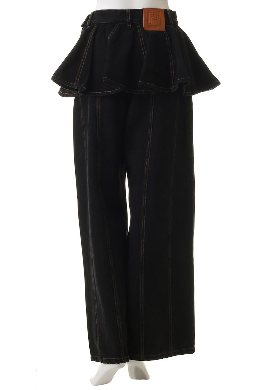 【プランク プロジェクト/PRANK PROJECT】のペプラムデニムパンツ / Peplum Denim Pants 人気、トレンドファッション・服の通販 founy(ファニー) 　ファッション　Fashion　レディースファッション　Fashion for Women　パンツ　Pants & Trousers　デニムパンツ・ジーンズ・美脚デニム　Denim Jeans & Pants　シンプル　Simple, Minimal　デニム　Denim, Jeans Material　ペプラム　Peplum, Flared Hem　ポケット　Pocket, Pocket Detail　other-4|ID: prp329100004627497 ipo3291000000035784479