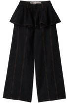 【プランク プロジェクト/PRANK PROJECT】のペプラムデニムパンツ / Peplum Denim Pants BLK(ブラック)|ID: prp329100004627497 ipo3291000000036203052