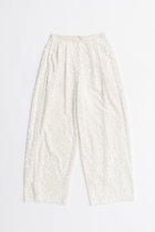 【プランク プロジェクト/PRANK PROJECT】のシークインバルーンベロアパンツ / Sequin Balloon Velour Pants IVR(アイボリー)|ID: prp329100004627499 ipo3291000000033260347