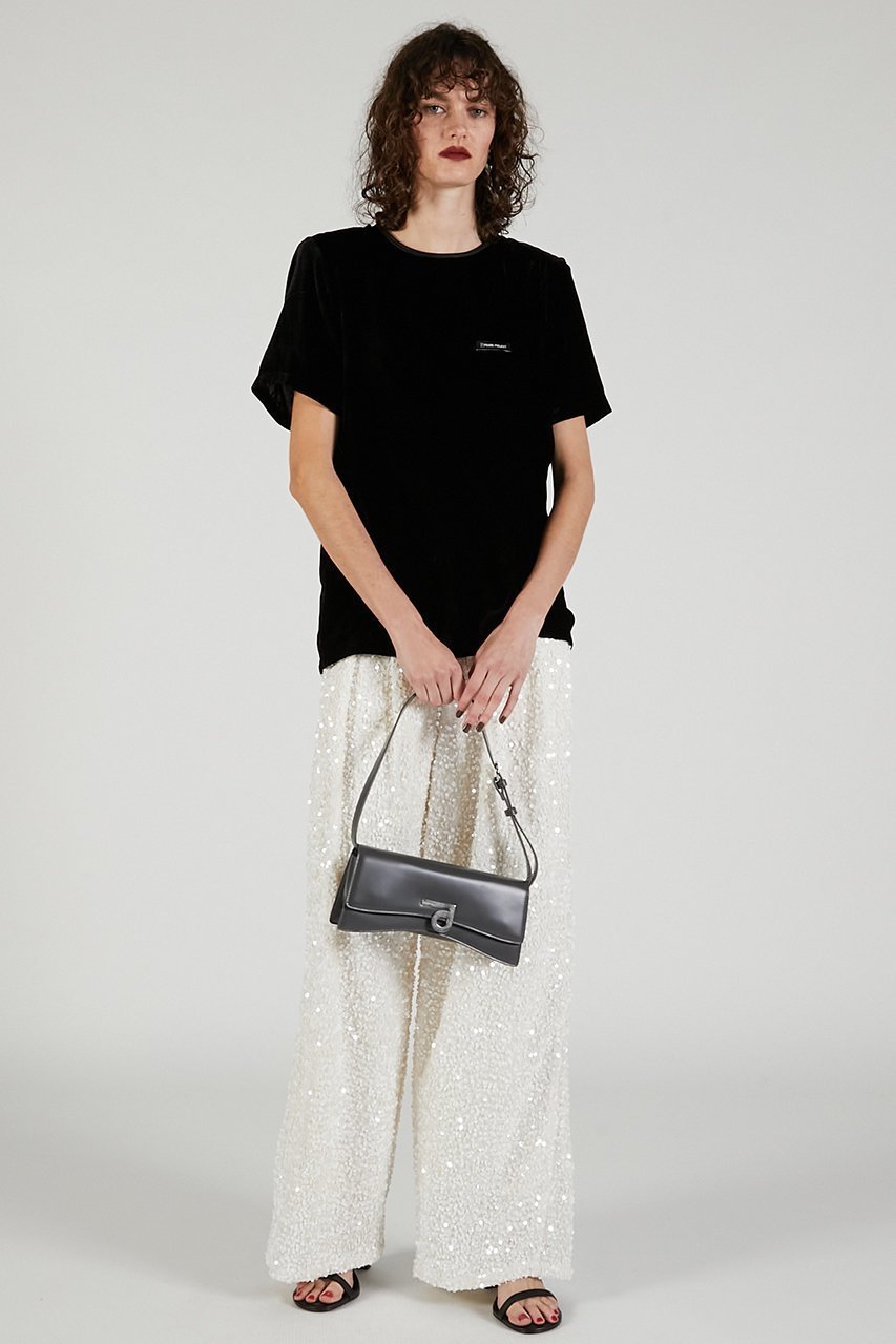 【プランク プロジェクト/PRANK PROJECT】のシークインバルーンベロアパンツ / Sequin Balloon Velour Pants 人気、トレンドファッション・服の通販 founy(ファニー) 　ファッション　Fashion　レディースファッション　Fashion for Women　パンツ　Pants & Trousers　スパンコール　Sequins, Sequin Embellishment　パイピング　Piping, Trim Design　フェイクレザー　Faux Leather, PU Leather　ラグジュアリー　Luxury, Elegant　リラックス　Relax, Relaxed Fit　ルーズ　Loose, Oversized　other-4|ID: prp329100004627499 ipo3291000000033260350