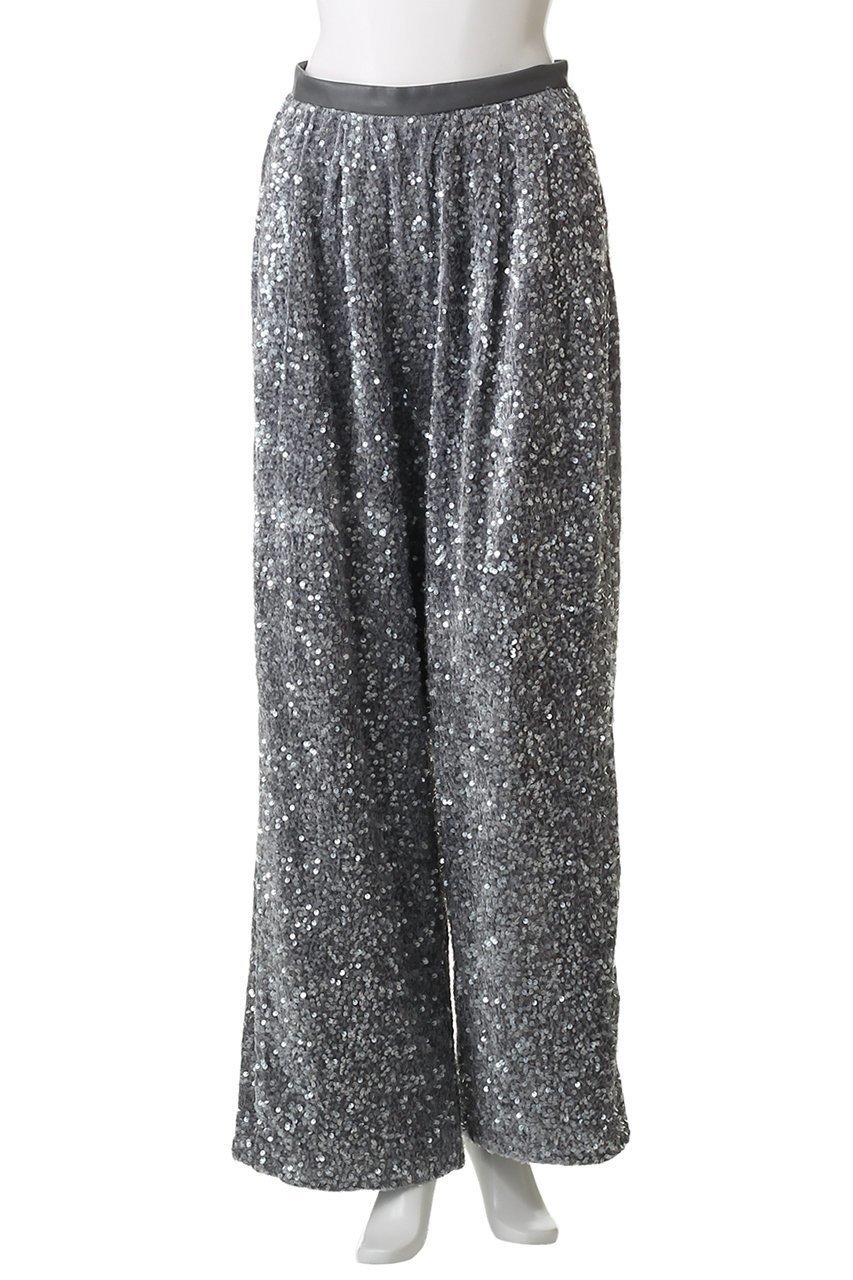 【プランク プロジェクト/PRANK PROJECT】のシークインバルーンベロアパンツ / Sequin Balloon Velour Pants 人気、トレンドファッション・服の通販 founy(ファニー) 　ファッション　Fashion　レディースファッション　Fashion for Women　パンツ　Pants & Trousers　スパンコール　Sequins, Sequin Embellishment　パイピング　Piping, Trim Design　フェイクレザー　Faux Leather, PU Leather　ラグジュアリー　Luxury, Elegant　リラックス　Relax, Relaxed Fit　ルーズ　Loose, Oversized　other-5|ID: prp329100004627499 ipo3291000000033831350
