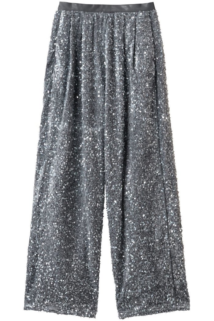 【プランク プロジェクト/PRANK PROJECT】のシークインバルーンベロアパンツ / Sequin Balloon Velour Pants インテリア・キッズ・メンズ・レディースファッション・服の通販 founy(ファニー) https://founy.com/ ファッション Fashion レディースファッション Fashion for Women パンツ Pants & Trousers スパンコール Sequins, Sequin Embellishment パイピング Piping, Trim Design フェイクレザー Faux Leather, PU Leather ラグジュアリー Luxury, Elegant リラックス Relax, Relaxed Fit ルーズ Loose, Oversized |ID: prp329100004627499 ipo3291000000035356577