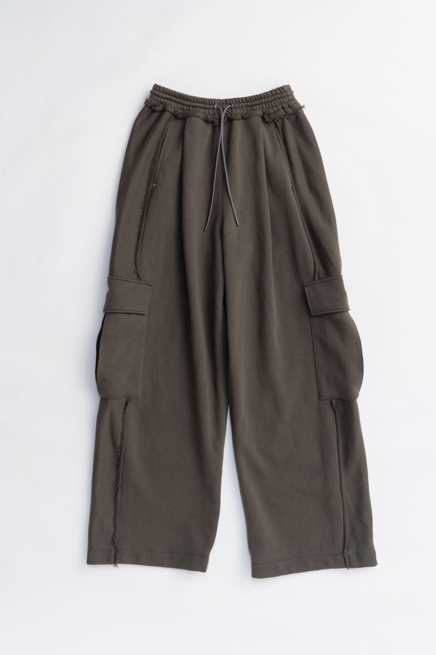 【プランク プロジェクト/PRANK PROJECT】のスウェットカーゴパンツ / Sweat Cargo Pants インテリア・キッズ・メンズ・レディースファッション・服の通販 founy(ファニー) 　ファッション　Fashion　レディースファッション　Fashion for Women　パンツ　Pants & Trousers　おすすめ　Recommended / Our Picks　カーゴパンツ　Cargo Pants, Utility Pants　スウェット / スエット　Sweatshirt, Sweatwear　ドローストリング　Drawstring, Pull Cord　D.BLK(ブラック)|ID: prp329100004627500 ipo3291000000033260356