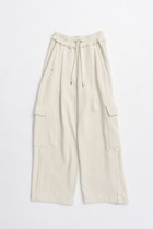 【プランク プロジェクト/PRANK PROJECT】のスウェットカーゴパンツ / Sweat Cargo Pants WHT(ホワイト)|ID: prp329100004627500 ipo3291000000033260357