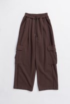 【プランク プロジェクト/PRANK PROJECT】のスウェットカーゴパンツ / Sweat Cargo Pants BRN(ブラウン)|ID: prp329100004627500 ipo3291000000033260358