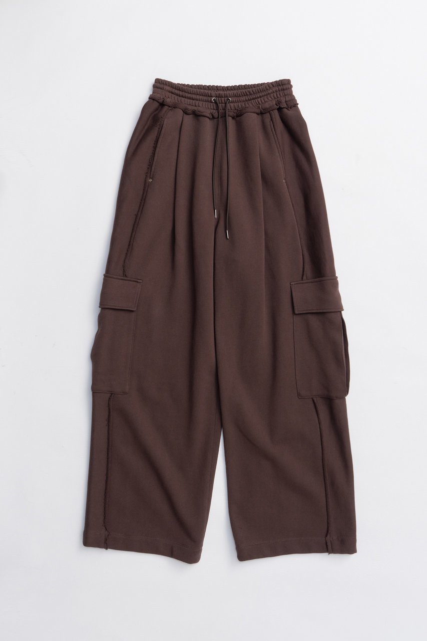 【プランク プロジェクト/PRANK PROJECT】のスウェットカーゴパンツ / Sweat Cargo Pants インテリア・キッズ・メンズ・レディースファッション・服の通販 founy(ファニー) 　ファッション　Fashion　レディースファッション　Fashion for Women　パンツ　Pants & Trousers　おすすめ　Recommended / Our Picks　カーゴパンツ　Cargo Pants, Utility Pants　スウェット / スエット　Sweatshirt, Sweatwear　ドローストリング　Drawstring, Pull Cord　BRN(ブラウン)|ID: prp329100004627500 ipo3291000000033260358