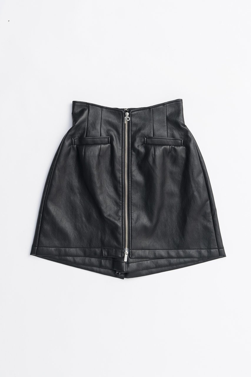 【プランク プロジェクト/PRANK PROJECT】のフロントジップショートパンツ / Front Zip Short Pants インテリア・キッズ・メンズ・レディースファッション・服の通販 founy(ファニー) 　ファッション　Fashion　レディースファッション　Fashion for Women　パンツ　Pants & Trousers　ショートパンツ・ハーフパンツ　High-Waisted & Relaxed Shorts　おすすめ　Recommended / Our Picks　ショート　Short, Short Length　ジャケット　Jacket, Outerwear　タイツ　Tights, Legwear　メランジ　Melange, Mixed Yarn　新作・新入荷　New Arrivals / New In　BLK(ブラック)|ID: prp329100004627502 ipo3291000000033260378