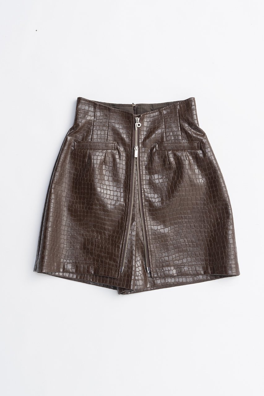 【プランク プロジェクト/PRANK PROJECT】のフロントジップショートパンツ / Front Zip Short Pants 人気、トレンドファッション・服の通販 founy(ファニー) 　ファッション　Fashion　レディースファッション　Fashion for Women　パンツ　Pants & Trousers　ショートパンツ・ハーフパンツ　High-Waisted & Relaxed Shorts　おすすめ　Recommended / Our Picks　ショート　Short, Short Length　ジャケット　Jacket, Outerwear　タイツ　Tights, Legwear　メランジ　Melange, Mixed Yarn　新作・新入荷　New Arrivals / New In　other-5|ID: prp329100004627502 ipo3291000000033260384