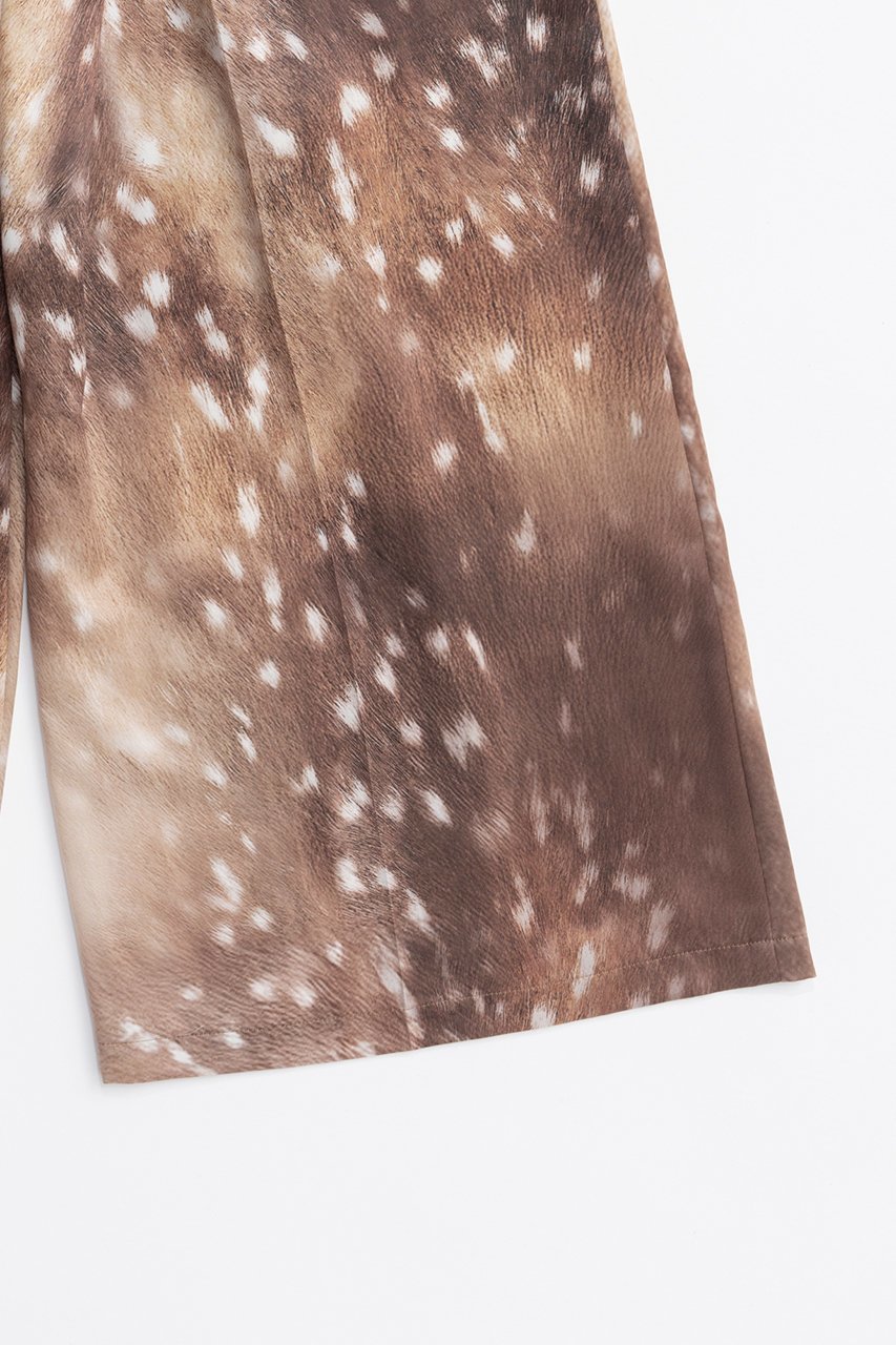 【プランク プロジェクト/PRANK PROJECT】のバンビプリントワイドパンツ / Bambi Print Wide Pants 人気、トレンドファッション・服の通販 founy(ファニー) 　ファッション　Fashion　レディースファッション　Fashion for Women　パンツ　Pants & Trousers　サテン　Satin, Glossy Fabric　プリント　Print, Printed Pattern　ワイド　Wide, Wide Fit　エレガント 上品　Elegant　other-5|ID: prp329100004627504 ipo3291000000033260402