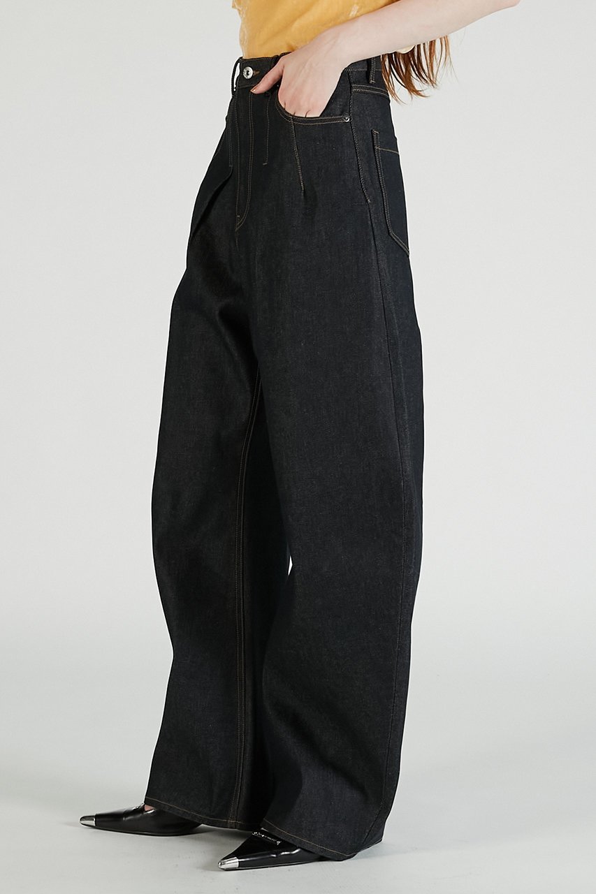 【プランク プロジェクト/PRANK PROJECT】のハイウエストカーブデニム / High-waisted Curved Denim 人気、トレンドファッション・服の通販 founy(ファニー) 　ファッション　Fashion　レディースファッション　Fashion for Women　パンツ　Pants & Trousers　デニムパンツ・ジーンズ・美脚デニム　Denim Jeans & Pants　2025年　2025　2025-2026秋冬・A/W　Autumn/Winter 2025–26 AW25–26　インディゴ　Indigo Denim　セットアップ　Set-Up, Coordinated Outfit　デニム　Denim, Jeans Material　バランス　Balance, Style Balance　再入荷　Restock / Back in Stock　A/W・秋冬　Autumn/Winter　other-4|ID: prp329100004627505 ipo3291000000033260411