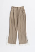 【プランク プロジェクト/PRANK PROJECT】のグランピアンズウールカットレーススラックス / Grand Pianist Wool Cut Lace Slacks BGE(ベージュ)|ID: prp329100004627506 ipo3291000000033260417