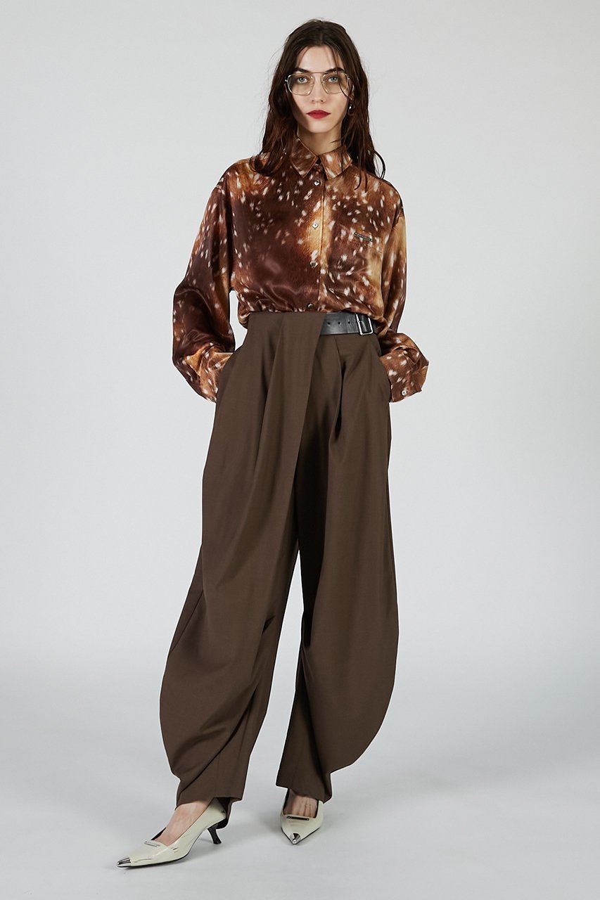 【プランク プロジェクト/PRANK PROJECT】のアシメタックベルトパンツ / Asymmetrical Belt Pants 人気、トレンドファッション・服の通販 founy(ファニー) 　ファッション　Fashion　レディースファッション　Fashion for Women　パンツ　Pants & Trousers　ベルト&ウエストマーク　Belts & Waist Accessories　2025年　2025　2025-2026秋冬・A/W　Autumn/Winter 2025–26 AW25–26　おすすめ　Recommended / Our Picks　アシンメトリー　Asymmetrical Style　ドレープ　Drape, Draping Fabric　フォーマル　Formal, Dressy　A/W・秋冬　Autumn/Winter　other-2|ID: prp329100004627507 ipo3291000000033260429