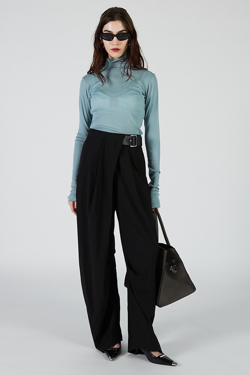 【プランク プロジェクト/PRANK PROJECT】のアシメタックベルトパンツ / Asymmetrical Belt Pants 人気、トレンドファッション・服の通販 founy(ファニー) ファッション Fashion レディースファッション Fashion for Women パンツ Pants & Trousers ベルト&ウエストマーク Belts & Waist Accessories おすすめ Recommended / Our Picks アシンメトリー Asymmetrical Style ドレープ Drape, Draping Fabric フォーマル Formal, Dressy 再入荷 Restock / Back in Stock other-6|ID: prp329100004627507 ipo3291000000034377123