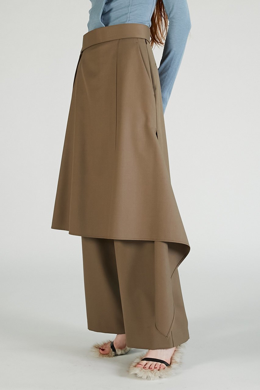 【プランク プロジェクト/PRANK PROJECT】のドロップヘムレイヤードスカートパンツ / Drop Hem Layered Skirt Pants 人気、トレンドファッション・服の通販 founy(ファニー) 　ファッション　Fashion　レディースファッション　Fashion for Women　スカート　Skirts　パンツ　Pants & Trousers　アシンメトリー　Asymmetrical Style　メタル　Metal, Metal Parts　新作・新入荷　New Arrivals / New In　other-3|ID: prp329100004627509 ipo3291000000033260449