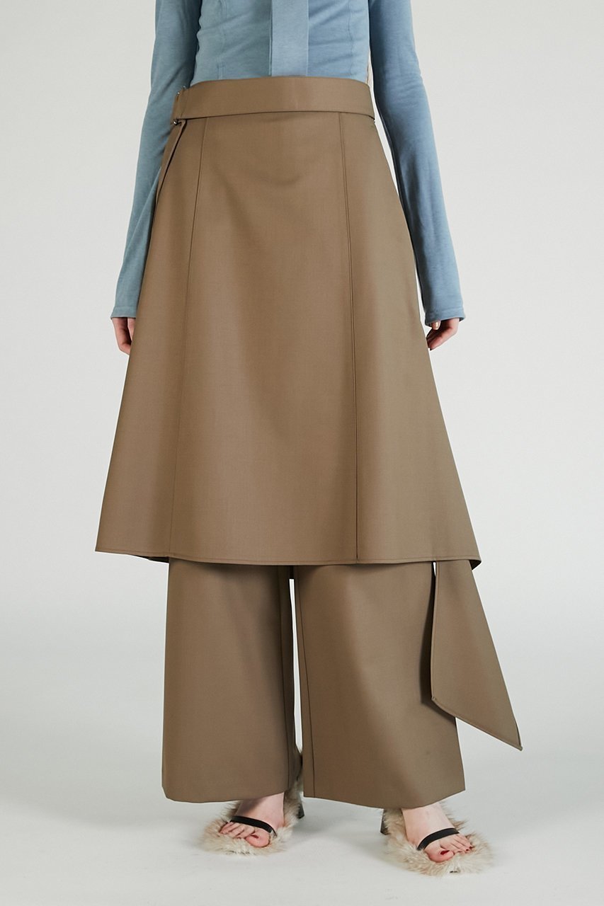 【プランク プロジェクト/PRANK PROJECT】のドロップヘムレイヤードスカートパンツ / Drop Hem Layered Skirt Pants 人気、トレンドファッション・服の通販 founy(ファニー) 　ファッション　Fashion　レディースファッション　Fashion for Women　スカート　Skirts　パンツ　Pants & Trousers　アシンメトリー　Asymmetrical Style　メタル　Metal, Metal Parts　新作・新入荷　New Arrivals / New In　other-2|ID: prp329100004627509 ipo3291000000033260453