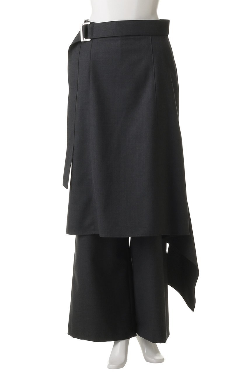【プランク プロジェクト/PRANK PROJECT】のドロップヘムレイヤードスカートパンツ / Drop Hem Layered Skirt Pants 人気、トレンドファッション・服の通販 founy(ファニー) 　ファッション　Fashion　レディースファッション　Fashion for Women　スカート　Skirts　パンツ　Pants & Trousers　アシンメトリー　Asymmetrical Style　メタル　Metal, Metal Parts　新作・新入荷　New Arrivals / New In　other-7|ID: prp329100004627509 ipo3291000000033590410