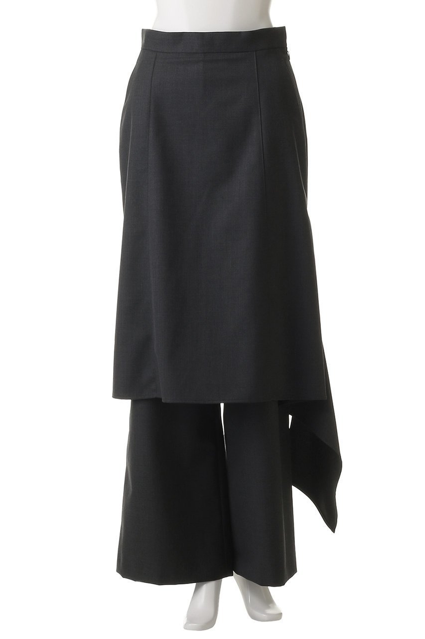【プランク プロジェクト/PRANK PROJECT】のドロップヘムレイヤードスカートパンツ / Drop Hem Layered Skirt Pants 人気、トレンドファッション・服の通販 founy(ファニー) 　ファッション　Fashion　レディースファッション　Fashion for Women　スカート　Skirts　パンツ　Pants & Trousers　アシンメトリー　Asymmetrical Style　メタル　Metal, Metal Parts　新作・新入荷　New Arrivals / New In　other-6|ID: prp329100004627509 ipo3291000000033590414